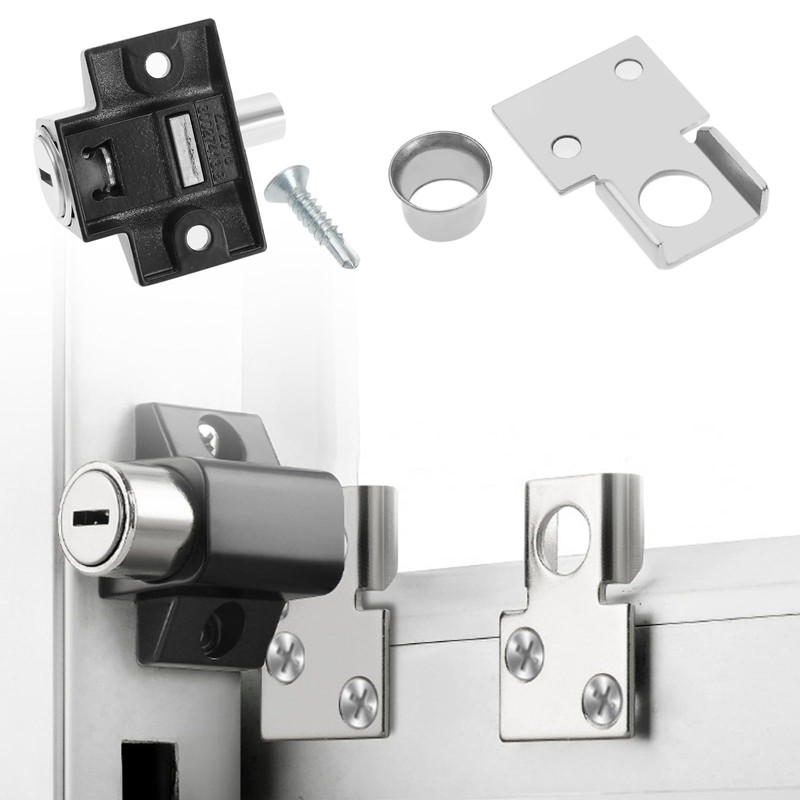 SG Store 2pcs Sliding Door Window Lock Sliding Patio Lock