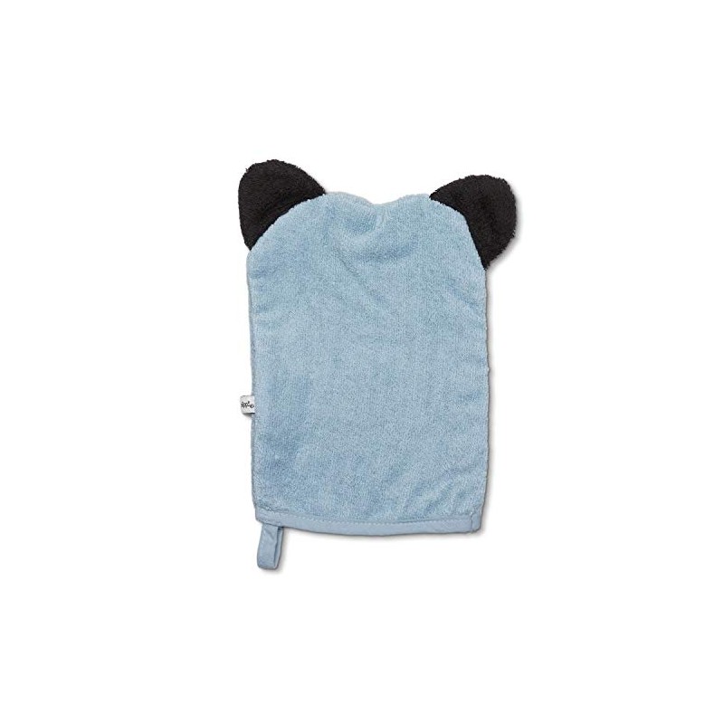 Pippi 100% Organic Cotton Wash Cloth, celestial blue