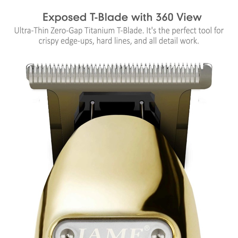 ciwellu Cordless Outlining Trimmer Professional T Liners Clippers for Men