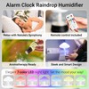 Rain Mushroom Humidifier Water Drip - With Clock and Alarm