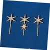 VICASKY 1Set Bling Rhinestone Hair Clips for Women Stylish Star