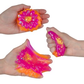 ORB Curiosities TABA-Licious Flowers - Daisy TABA Squishy Toy - Squish and Squeeze This Soft, Sticky, Squishy Flower, Perfect for Stress Relief - Fun Kawaii Fidget and Sensory Toys for Kids and Adults