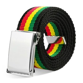 Adjustable Belt, Clamp Buckle, Cut-to-Fit, Rasta