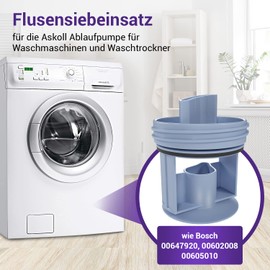 Vioks.pro Lint Filter Replacement for 00647920 Bosch Lint Filter & Siemens Lint Filter Replacement Part Washer Dryer Balay Siemens Bosch Washing Machine Lint Filter