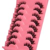 Half Lashes Natural Clear Band Eyelashes 3 4 False Lashes