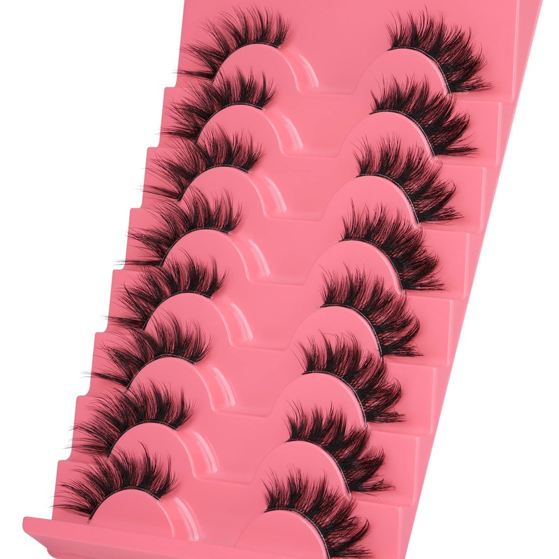 Half Lashes Natural Clear Band Eyelashes 3 4 False Lashes