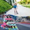 Inline Skates with Full Light Up Wheels, 4 Sizes Adjustable