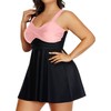 Aqua Eve Plus Size Two Piece Swimsuits for Women Tankini