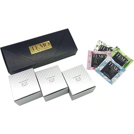 TEA MOTIVATION PREMIUM Tea Gift Tea Bags, 4 Types Assorted, 33 Packs, Earl Grey, Darjeeling, Assam, Momo Apples, Gift Wrap, White Day, Mother's Day