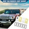 Hihaha Roof Cab Marker Light Gasket Clearance Running Lights Seal