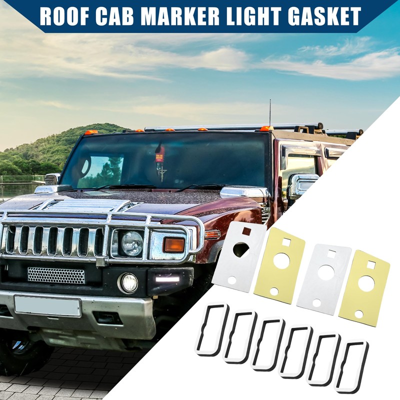 Hihaha Roof Cab Marker Light Gasket Clearance Running Lights Seal