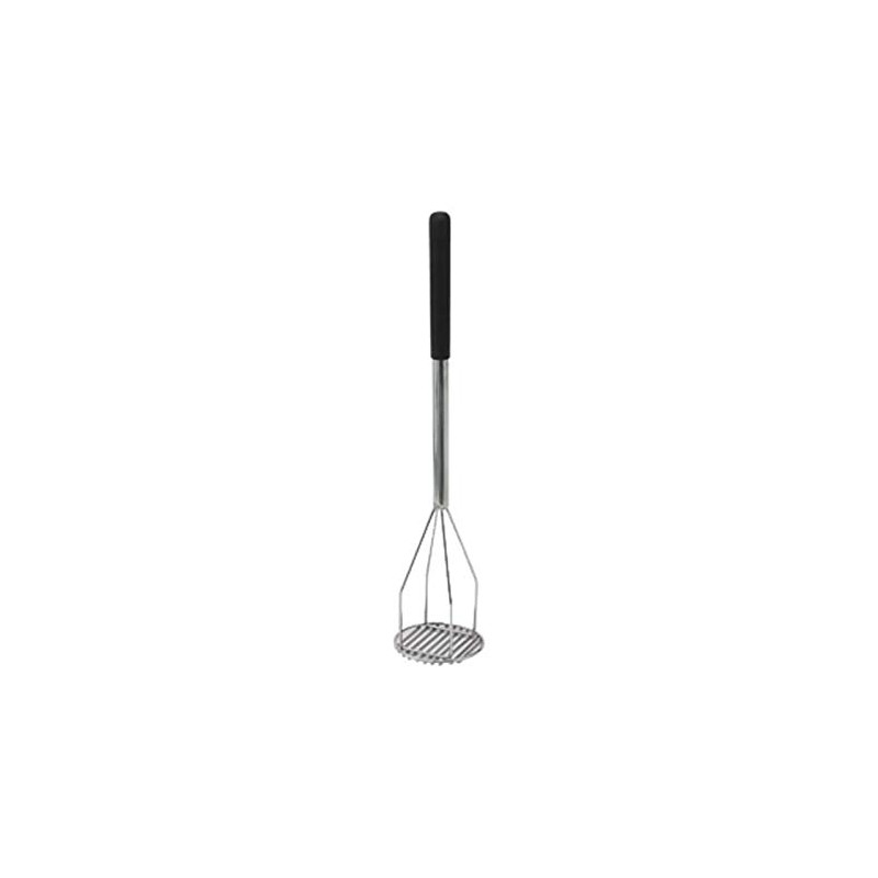 Winco 5-Inch by 24.5-Inch Round Potato Masher, Poly Propylene Handle,