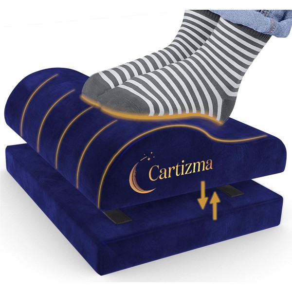 Cartizma Foot Rest for Under Desk at Work-Ergonomic Foot Rest