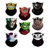 WYSUMMER 8PCS Scarves Bandanas Skull Face Tube Black Headband, Motorcycle Multi Function Headwear Hat Scarf Ski Mask for Dust Outdoors Sports (Skull 1)
