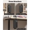 SOOWAY Biometric Gun Safe for Pistols, Single Mount Bedside Pistol