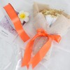 TONIFUL 4 cm x 22 m Wide Orange Satin Ribbon,