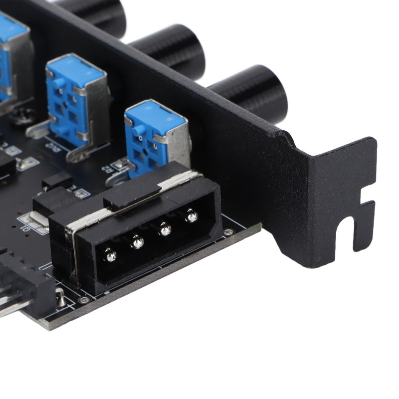 Fan Hub 12V 4pin 8 Channels 4 Knob Stable Precise