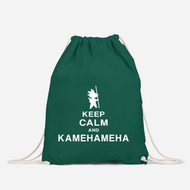 Autiga Gym Bag Keep Calm and Kamehameha Son Goku Dragonball Hipster Bag