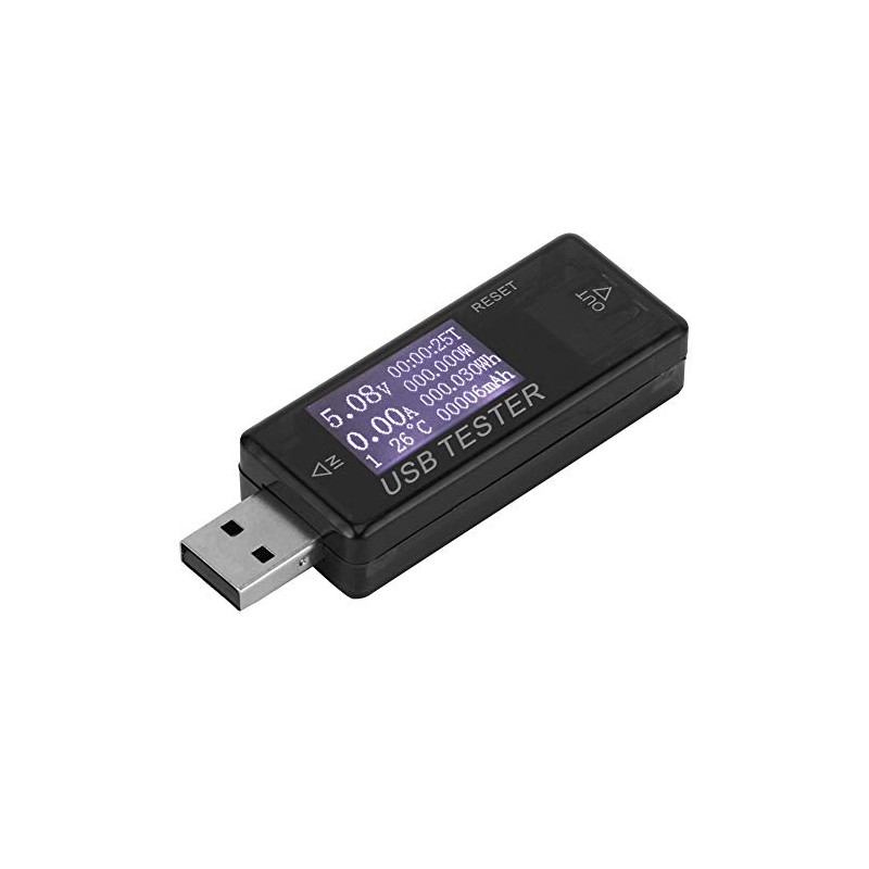 Medidor de Corriente y Voltaje USB Digital 8 en 1,