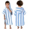 Toddler Poncho Towels with Hood, Oversized (2-4Years,22"X22") Made from 100%