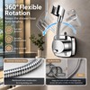360° Adjustable Handheld Shower Head Holder for Bathroom – No-Drill