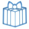 Sweet Prints Inc Present/Gift Box Cookie Cutter - Dishwasher Safe