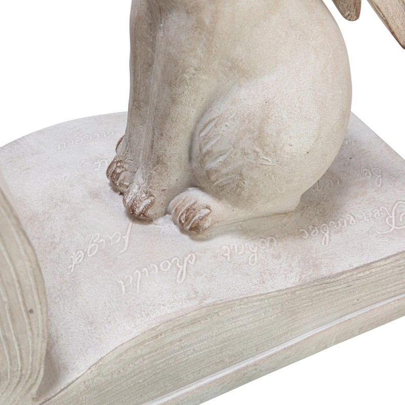 Bunny Rabbit Bookends, Set of 2, White Finish