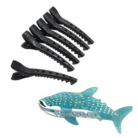 GEDEUBAN 7 PCS Whale Shark Decor Hair Clip, Ocean Animal Claw Clips for Jewelry Gifts