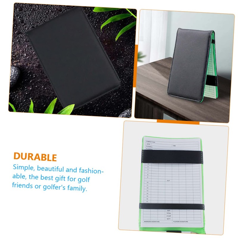 WOONEKY Golf Yardage Books Scorecard Book Pocket Golfing Scorekeeping Notepad