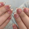24 Pcs Extra Short Press on Nails Almond Nail Tips,YEFIUO