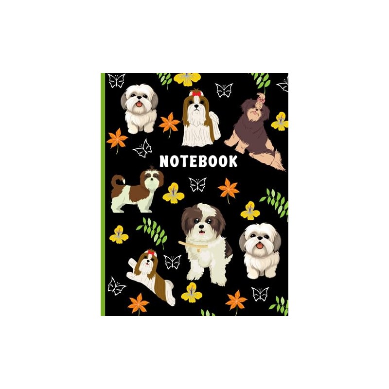 Shih Tzu Notebook: Blank Lined Journal to Write in for