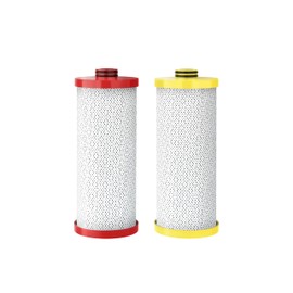 AQUA CREST WF52-R Replacement for Aquasana® AQ-5200R Under Sink Water Filter, Aquasana® Filter Replacement, 500 Gallons Filter Life, Reduce 99% of Chlorine, Taste and Odor, 2 Count