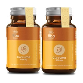 Curcuma Capsulas 500 mg + Pimienta Negra | 120 Capsulas Veganas | Suplemento De Alta Concentracion | Apoyo Articular Y Proteccion Celular | Sin Gluten | Sin Lactosa | DUO | TIBA SALUD