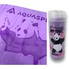 Aqua Sphere AS*BRANDALISED DRY TOWEL BANKSY'S GRAFFITI Panda Guns PURPLE