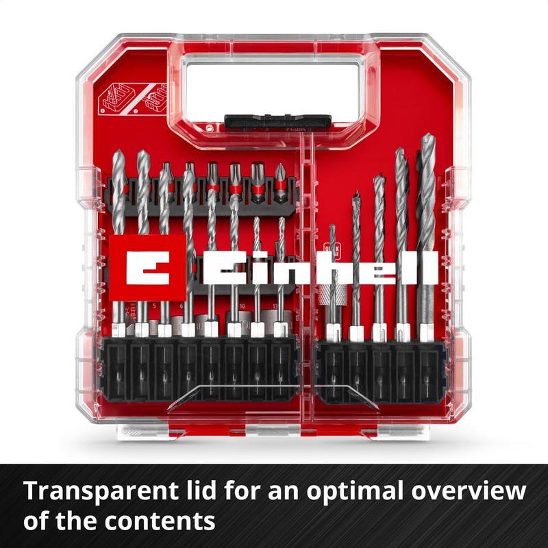 Original Einhell L-Case 40-Piece bit and Drill Set (25 Mm