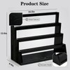 WQLLWFC 4 Tier Wooden Card Display Stand