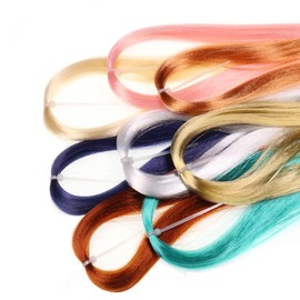 GREATFISHING Fly Tying Materials Choice Crystal Flash Tinsel Chenille Dubbing Line Yarn Realistic Nymph Bugs Scud Dry Saltwater Flies (10 Colors Streamer Steelhead Sabiki Rig Making Material)