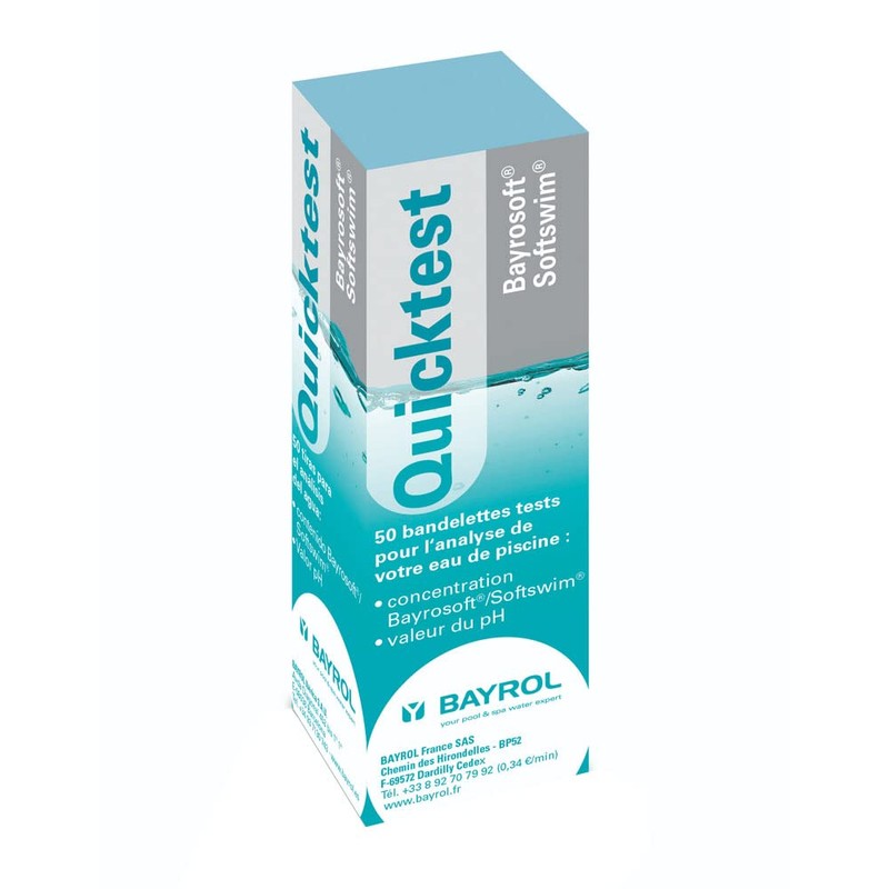 Bayrol Bayrosoft Quicktest - 50 x Pool Teststreifen für pH