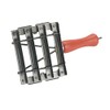 Metal Curry Comb 8 Rows Open Work