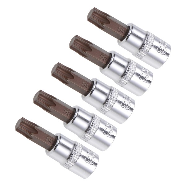 CoCud Torx Bit Socket, Metric T40 Bit 1/4" Drive 1.5"