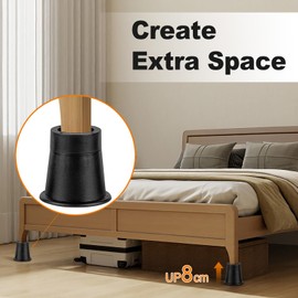 Uping Bedding Adjustable Furniture Riser 3 Inch