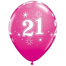 Pioneer Party 53457 Balloons, Wild Berry, 11-Inch