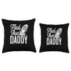 Mud Run Daddy Obstacle Course Racing Enthusiast Throw Pillow