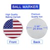6 Pcs Golf Ball Markers with Magnetic Hat Clips Value