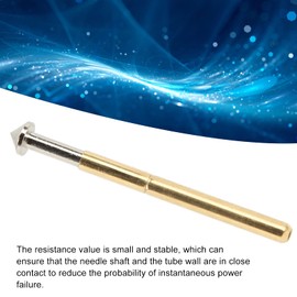 Spring Test Probes, 100Pcs P156-E High Accuracy Round Pogo Pins for PCB Board Testing Contact