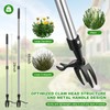 Weed Puller Tool, Lightweight, 4-Claw Stand Up Weeder tool with
