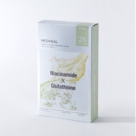 Mediheal Derma Synergy Wrapping Mask Freckle & Radiance (Niacinamide X Glutathione) 10 Sheets, 1 Pack