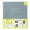 Midori 15261006 Notebook with Pocket, Light Blue
