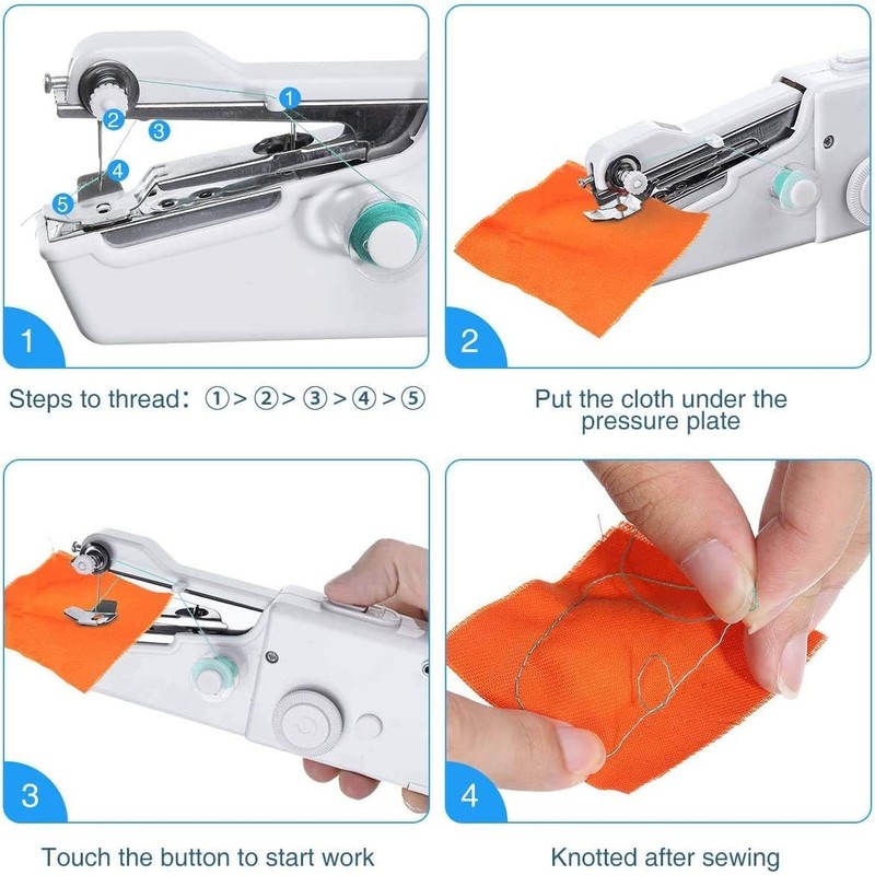 Mini Sewing Machine, Hand Sewing Machine, Wireless Portable Electric Sewing