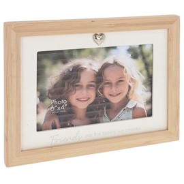 Shudehill Giftware 6 x 4 Bamboo Message Frame Friends